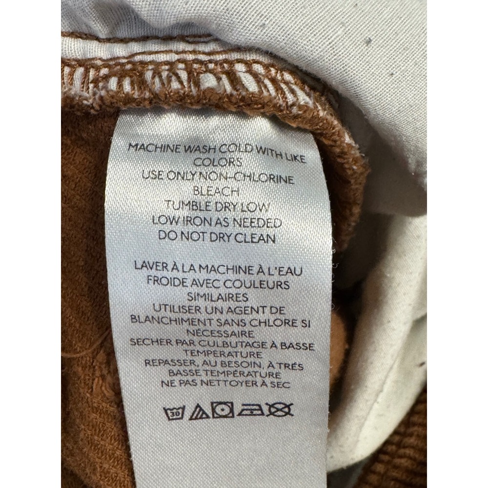 BDG Urban Outfitters Brown Corduroy Straight Leg High Rise Pants Size 30 - Picture 8 of 9